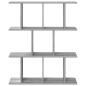Preview: Wandregal Sonoma-Grau 102 x 20 x 96 cm Holzwerkstoff