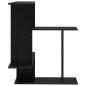 Preview: Wandregal Schwarze Eiche 67 x 67 x 87 cm Holzwerkstoff
