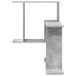 Preview: Wandregal Betongrau 67 x 67 x 87 cm Holzwerkstoff