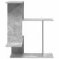 Preview: Wandregal Betongrau 67 x 67 x 87 cm Holzwerkstoff