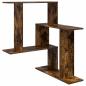 Preview: Wandregal Raucheiche 67 x 67 x 87 cm Holzwerkstoff