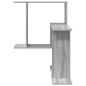 Preview: Wandregal Sonoma-Grau 67 x 67 x 87 cm Holzwerkstoff