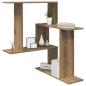Preview: Wandregal Artisan-Eiche 67 x 67 x 87 cm Holzwerkstoff