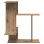 Preview: Wandregal Artisan-Eiche 67 x 67 x 87 cm Holzwerkstoff