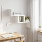 Preview: ARDEBO.de - Wandregal Wei? 48 x 15 x 42 cm Holzwerkstoff