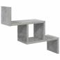 Preview: Wandregal Betongrau 48 x 15 x 42 cm Holzwerkstoff
