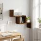 Preview: ARDEBO.de - Wandregal Raucheiche 48 x 15 x 42 cm Holzwerkstoff