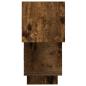 Preview: Wandregal Raucheiche 48 x 15 x 42 cm Holzwerkstoff