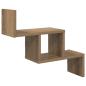 Preview: Wandregal Artisan-Eiche 48 x 15 x 42 cm Holzwerkstoff