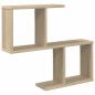 Preview: Wandregal Sonoma-Eiche 60 x 12 x 50,5 cm Holzwerkstoff