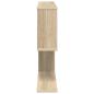 Preview: Wandregal Sonoma-Eiche 60 x 12 x 50,5 cm Holzwerkstoff