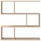 Preview: Wandregal Sonoma-Eiche 80 x 12 x 79,5 cm Holzwerkstoff