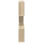 Preview: Wandregal Sonoma-Eiche 80 x 12 x 79,5 cm Holzwerkstoff