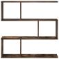 Preview: Wandregal Raucheiche 80 x 12 x 79,5 cm Holzwerkstoff
