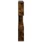 Preview: Wandregal Raucheiche 80 x 12 x 79,5 cm Holzwerkstoff