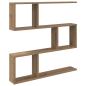 Preview: Wandregal Artisan-Eiche 80 x 12 x 79,5 cm Holzwerkstoff