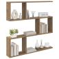 Preview: Wandregal Artisan-Eiche 80 x 12 x 79,5 cm Holzwerkstoff