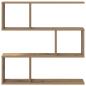 Preview: Wandregal Artisan-Eiche 80 x 12 x 79,5 cm Holzwerkstoff