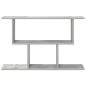Preview: Wandregal Betongrau 80 x 15 x 50,5 cm Holzwerkstoff