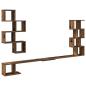 Preview: Wandmontiertes TV-Regal Altholz 180 x 15 x 94 cm Holzwerkstoff