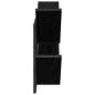 Preview: Wandregal Schwarze Eiche 43 x 15 x 47 cm Holzwerkstoff