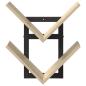Preview: Wandregal Sonoma-Eiche 43 x 15 x 47 cm Holzwerkstoff