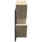 Preview: Wandregal Sonoma-Eiche 43 x 15 x 47 cm Holzwerkstoff