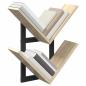 Preview: Wandregal 2 Stk. Sonoma-Eiche 43 x 15 x 47 cm Holzwerkstoff