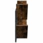 Preview: Wandregal 2 stk. Raucheiche 43 x 15 x 47 cm