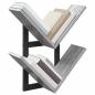 Preview: Wandregal Sonoma-Grau 43 x 15 x 47 cm Holzwerkstoff