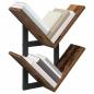 Preview: Wandregal 2 stk. Altholz 43 x 15 x 47 cm Holzwerkstoff