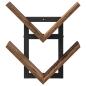 Preview: Wandregal 2 stk. Altholz 43 x 15 x 47 cm Holzwerkstoff