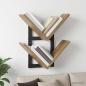 Preview: ARDEBO.de - Wandregal Artisan-Eiche 43 x 15 x 47 cm Holzwerkstoff