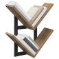 Preview: Wandregal Artisan-Eiche 43 x 15 x 47 cm Holzwerkstoff