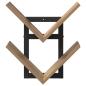 Preview: Wandregal Artisan-Eiche 43 x 15 x 47 cm Holzwerkstoff