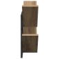 Preview: Wandregal Artisan-Eiche 43 x 15 x 47 cm Holzwerkstoff