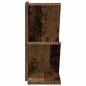Preview: Baumb?cherregal 3-st?ckig 30 x 18 x 40 cm Holzwerkstoff Altholz