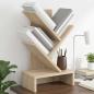 Preview: ARDEBO.de - Baumb?cherregal 3-st?ckig 30 x 18 x 48 cm Holzwerkstoff