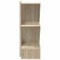 Preview: Baumb?cherregal 3-st?ckig 30 x 18 x 48 cm Holzwerkstoff