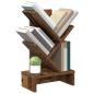 Preview: Baumbücherregal 3-stöckig 30 x 18 x 48 cm Holzwerkstoff Altholz