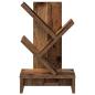 Preview: Baumbücherregal 3-stöckig 30 x 18 x 48 cm Holzwerkstoff Altholz