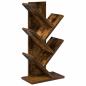 Preview: Baumbücherregal 4-stöckig 30 x 18 x 60 cm Holzwerkstoff