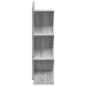 Preview: Baumb?cherregal 4-st?ckig 30 x 18 x 60 cm Holzwerkstoff