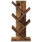 Preview: Baumbücherregal 4-stöckig 30 x 18 x 60 cm Holzwerkstoff Altholz