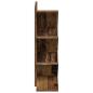 Preview: Baumbücherregal 4-stöckig 30 x 18 x 60 cm Holzwerkstoff Altholz