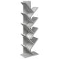 Preview: Baumb?cherregal 6-Stufig 30 x 18 x 100 cm Holzwerkstoff