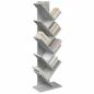 Preview: Baumb?cherregal 6-Stufig 30 x 18 x 100 cm Holzwerkstoff