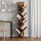 Preview: ARDEBO.de - Baumbücherregal 6-stöckig 30 x 18 x 100 cm Holzwerkstoff
