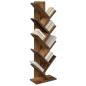 Preview: Baumbücherregal 6-stöckig 30 x 18 x 100 cm Holzwerkstoff