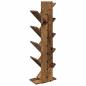 Preview: Baumbücherregal 6-stöckig 30 x 18 x 100 cm Holzwerkstoff